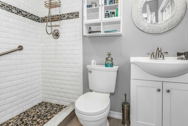 10 Garfield Pl, Massapequa, NY 11758 - full bath featuring tiled shower and vanity