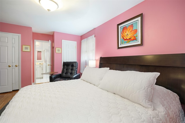9 Malstorme Rd, Wappingers Falls, NY 12590 - bedroom with wood finished floors and ensuite bathroom