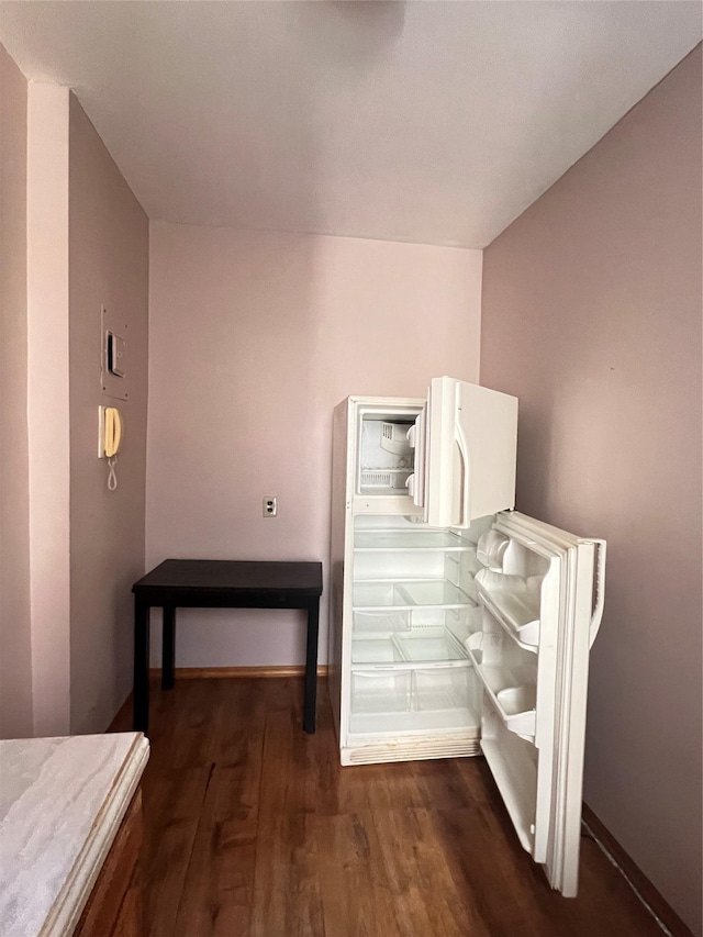 38-05 65th St Unit 2F, Woodside, NY 11377 - unfurnished bedroom featuring wood finished floors and baseboards