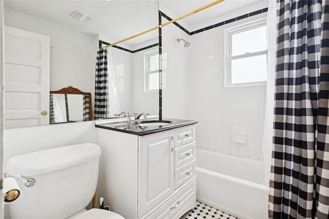 111 Little E Neck Rd, Babylon, NY 11702 - bathroom with plenty of natural light, shower / tub combo, and vanity