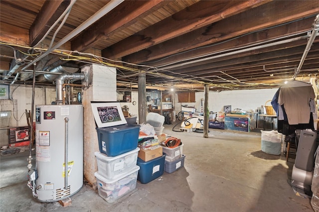111 Little E Neck Rd, Babylon, NY 11702 - unfinished basement featuring water heater