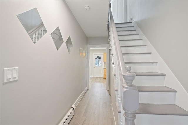 17 Schneider Ave, Highland Falls, NY 10928 - stairway featuring wood finished floors and baseboards