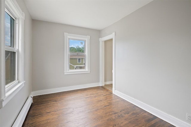 17 Schneider Ave, Highland Falls, NY 10928 - spare room with baseboard heating and wood finished floors