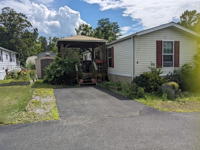 4 Treeline Cir Unit 4, Cold Spring, NY 10516 - manufactured / mobile home with a gazebo and a storage shed