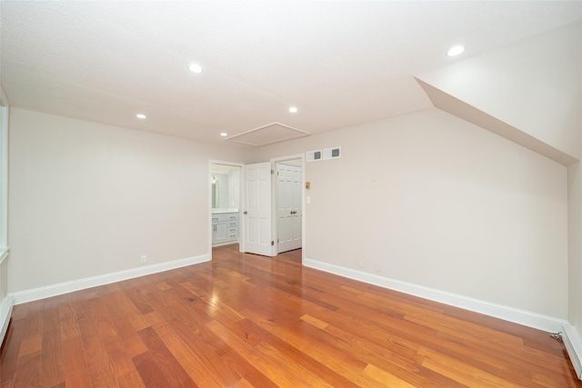 5 Grove Mews, Chappaqua, NY 10514 - bonus room with attic access, recessed lighting, and light wood-type flooring