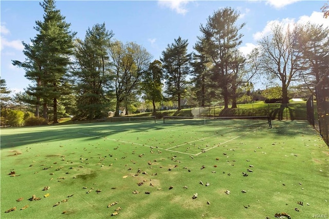 5 Grove Mews, Chappaqua, NY 10514 - view of tennis court with view of scattered trees