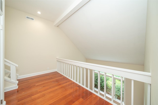 5 Grove Mews, Chappaqua, NY 10514 - stairs with wood finished floors, vaulted ceiling, and recessed lighting