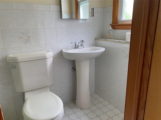 14 Shepard Rd, Warwick, NY 10990 - half bathroom with tile walls and toilet