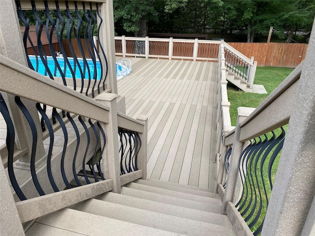 14 Shepard Rd, Warwick, NY 10990 - wooden deck featuring stairs