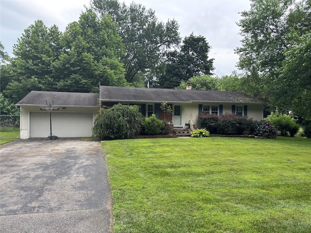 577 Wheeler Hill Rd, Wappingers Falls, NY 12590 - ranch-style home featuring driveway, an attached garage, and a front yard