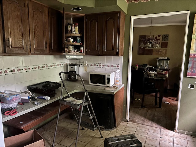 577 Wheeler Hill Rd, Wappingers Falls, NY 12590 - home office with light tile patterned floors