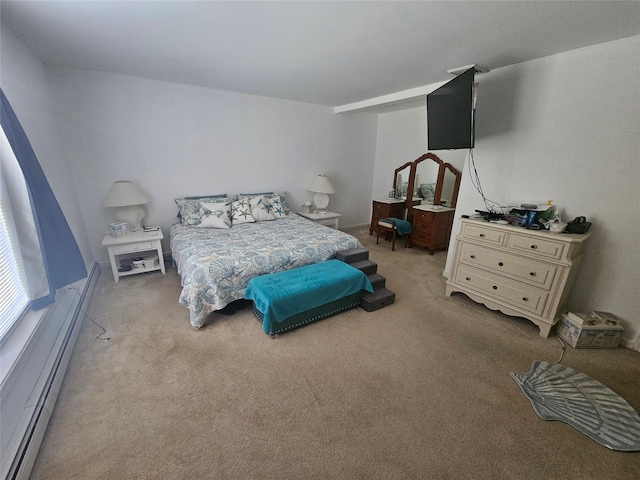 274 N Grand Ave, Poughkeepsie, NY 12603 - bedroom featuring carpet flooring and baseboard heating