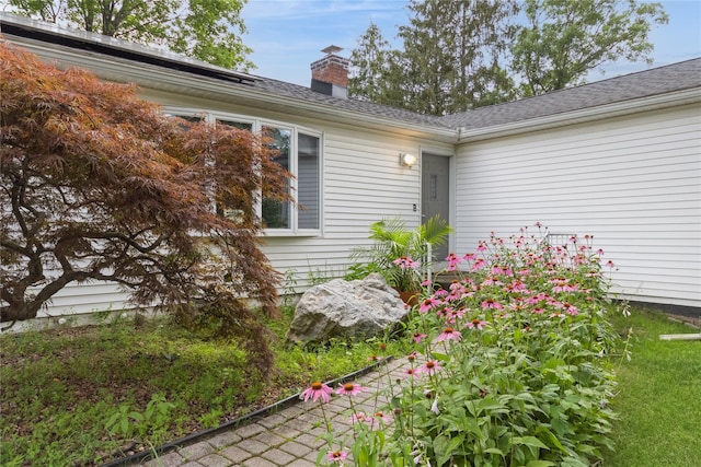 46 Laffin Ln, Poughkeepsie, NY 12603 - entrance to property featuring a chimney