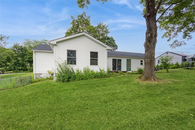 46 Laffin Ln, Poughkeepsie, NY 12603 - rear view of property with a shingled roof