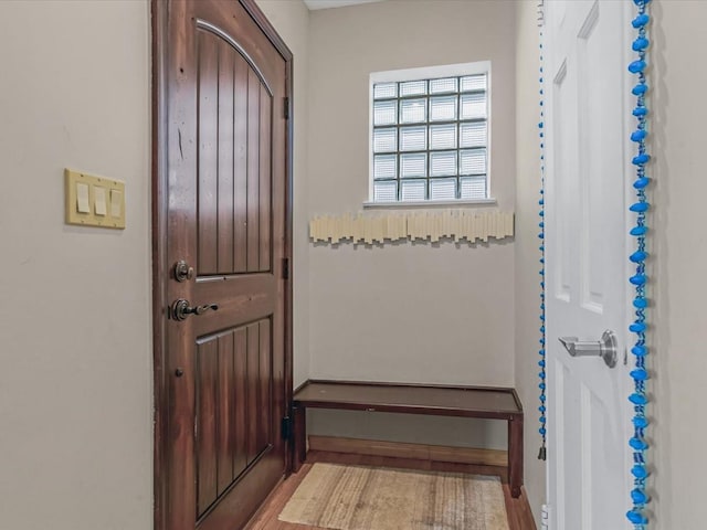 165-05 67th Ave, Fresh Meadows, NY 11365 - doorway to outside with light wood-style flooring and baseboards