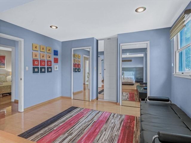 165-05 67th Ave, Fresh Meadows, NY 11365 - bedroom with a closet, light wood-type flooring, and recessed lighting