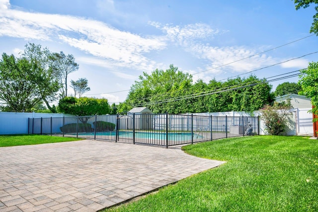 26 Comanche, Commack, NY 11725 - view of pool featuring a patio area