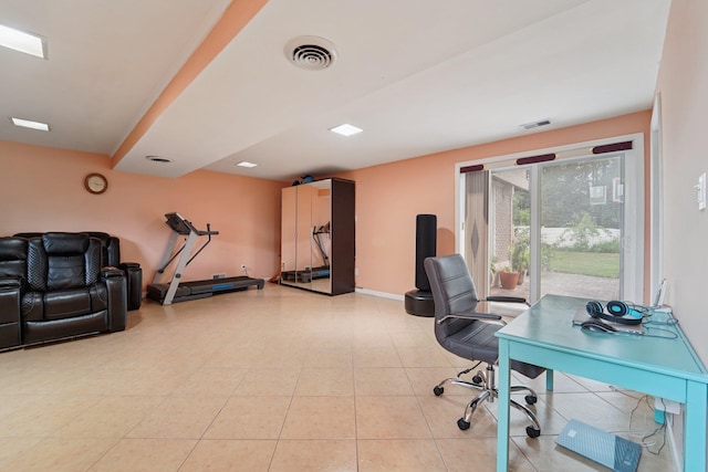 30 Birchwood Ter, Nanuet, NY 10954 - office area featuring baseboards and light tile patterned floors