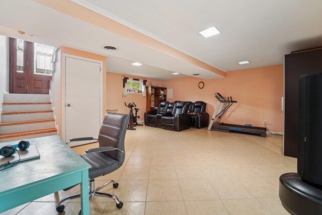 30 Birchwood Ter, Nanuet, NY 10954 - office area featuring light tile patterned floors