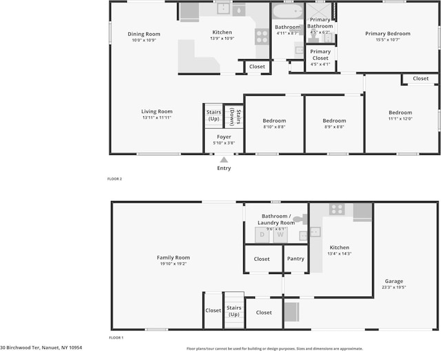 30 Birchwood Ter, Nanuet, NY 10954 - view of home floor plan