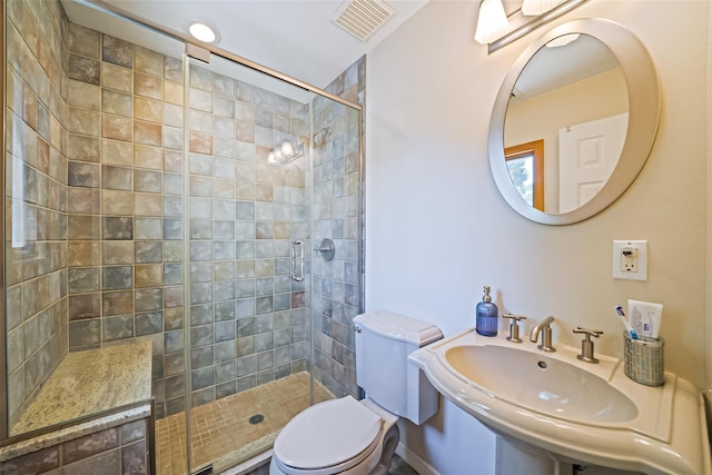 1025 Harrison Dr, Centerport, NY 11721 - bathroom featuring a shower stall