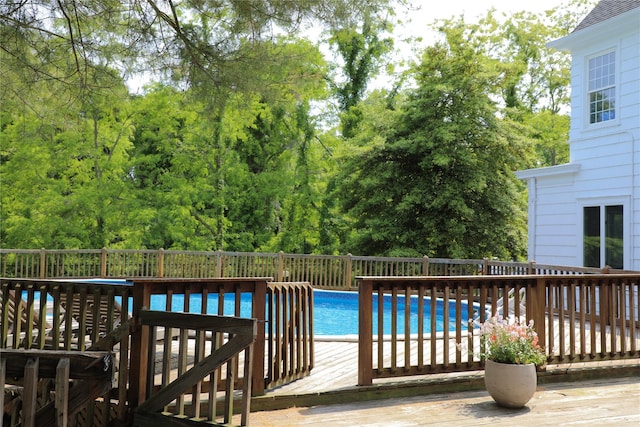 15 Abbey Crk, East Islip, NY 11730 - view of swimming pool with a deck