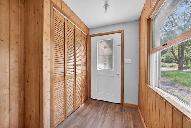 11 Tribune Ln, Red Hook, NY 12571 - doorway featuring light wood-style floors and baseboards