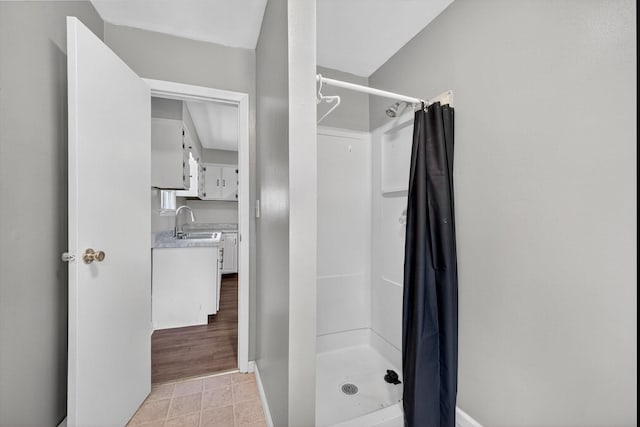 11 Tribune Ln, Red Hook, NY 12571 - full bathroom with a stall shower, vanity, and tile patterned floors