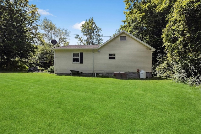 11 Tribune Ln, Red Hook, NY 12571 - view of property exterior with crawl space and a yard