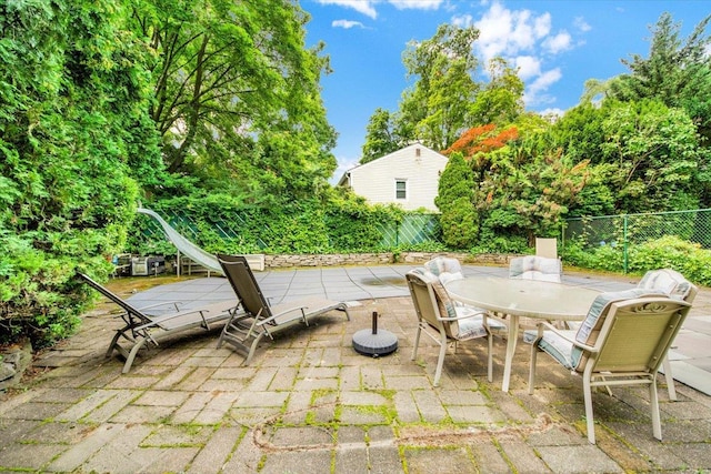50 Chester Dr, Yonkers, NY 10710 - view of patio featuring outdoor dining space
