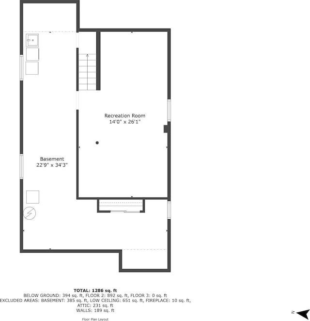 178 Charles St, Lynbrook, NY 11563 - view of floor plan / room layout