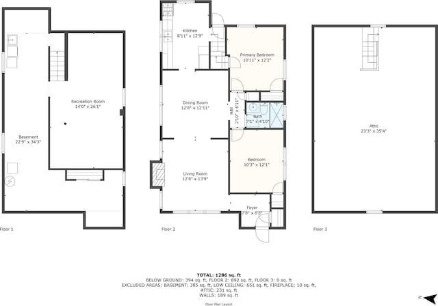 178 Charles St, Lynbrook, NY 11563 - view of room layout