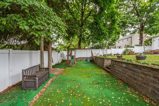21 Orchard St, Glen Head, NY 11545 - view of fenced backyard