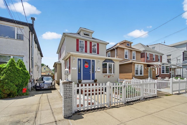829 Logan Ave, Bronx, NY 10465 - view of front of home with a fenced front yard and a residential view