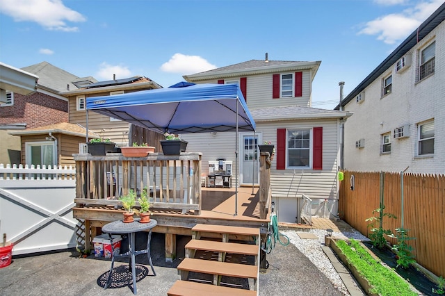 829 Logan Ave, Bronx, NY 10465 - back of house featuring a gazebo and a deck