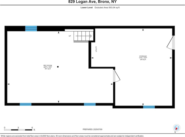 829 Logan Ave, Bronx, NY 10465 - view of home floor plan
