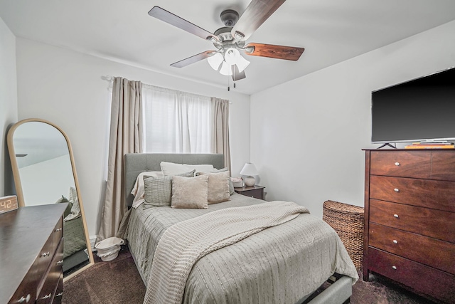 4 Ferndale Blvd, Islip, NY 11751 - bedroom featuring dark carpet and ceiling fan