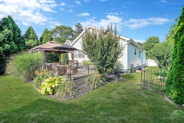 4 Ferndale Blvd, Islip, NY 11751 - view of yard with a gazebo
