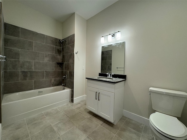 30 Beekman St Unit Ph3, Beacon, NY 12508 - full bathroom with vanity,  shower combination, and tile patterned flooring