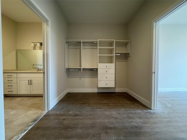 30 Beekman St Unit Ph3, Beacon, NY 12508 - spacious closet with dark wood-style floors