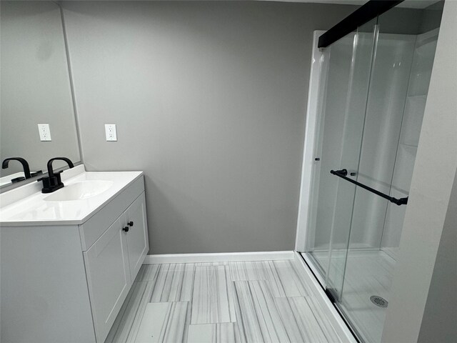 882 Union Blvd, West Islip, NY 11795 - bathroom featuring vanity and a shower stall