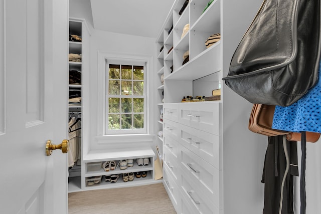 77 Haights Cross Rd, Chappaqua, NY 10514 - walk in closet with wood finished floors