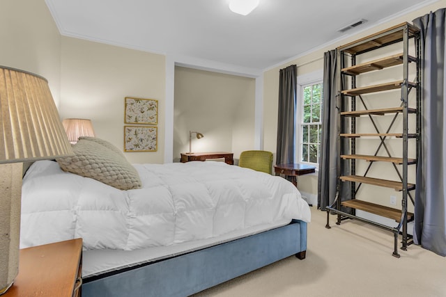 77 Haights Cross Rd, Chappaqua, NY 10514 - carpeted bedroom with ornamental molding