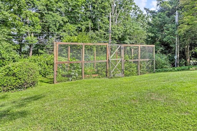 77 Haights Cross Rd, Chappaqua, NY 10514 - view of grassy yard featuring a vegetable garden