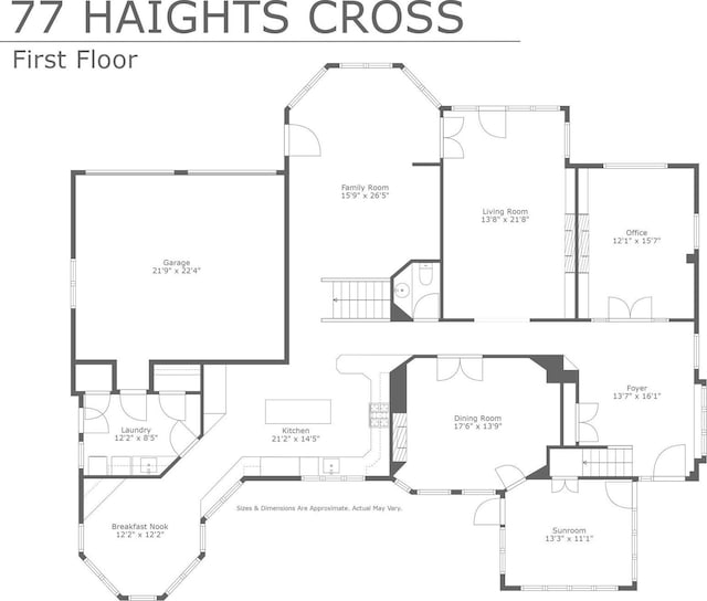 77 Haights Cross Rd, Chappaqua, NY 10514 - view of home floor plan