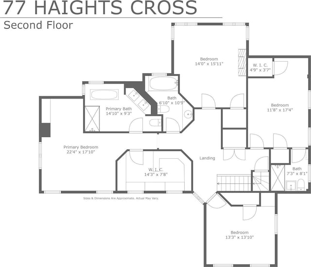 77 Haights Cross Rd, Chappaqua, NY 10514 - view of floor plan / room layout
