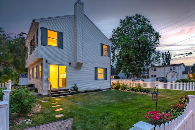 1859 George Ct, Merrick, NY 11566 - view of front of property with entry steps and a chimney