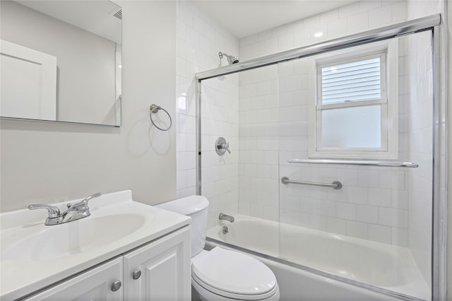 1859 George Ct, Merrick, NY 11566 - bathroom with vanity and bath / shower combo with glass door