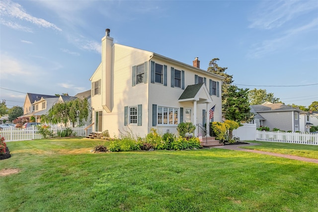 1859 George Ct, Merrick, NY 11566 - colonial inspired home with a chimney