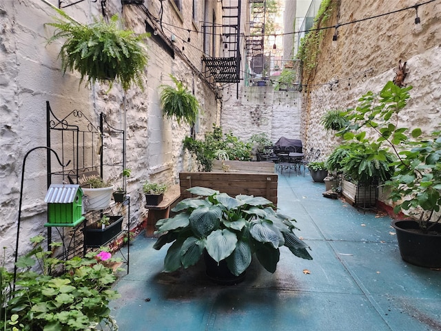 33 Convent Ave Unit 9, New York Manhattan, NY 10027 - view of patio